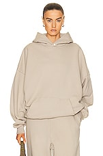 Fear of God Eternal Hoodie in dusty beige, view 1, click to view large image.