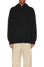 Fear of God Eternal Hoodie in Black, view 4, click to view large image.