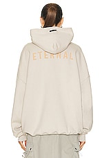 Fear of God Eternal Hoodie in Cement, view 3, click to view large image.