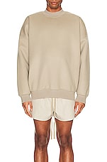 Fear of God Eternal Crewneck Sweater in Dusty Beige, view 4, click to view large image.