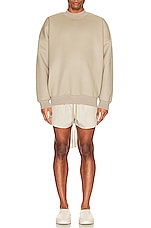 Fear of God Eternal Crewneck Sweater in Dusty Beige, view 5, click to view large image.