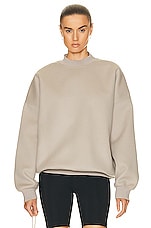 Fear of God Eternal Crewneck Sweater in Dusty Beige, view 1, click to view large image.