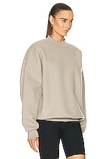 Fear of God Eternal Crewneck Sweater in Dusty Beige, view 2, click to view large image.