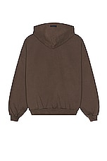Fear of God Full Zip Hoodie in Olive, view 2, click to view large image.