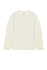 Fear of God Boucle Straight Neck Relaxed Sweater in Cream, view 2, click to view large image.