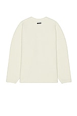Fear of God Boucle Straight Neck Relaxed Sweater in Cream, view 2, click to view large image.