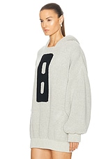 Fear of God Virgin Wool Boucle 8 Hoodie in Dove Grey, view 3, click to view large image.