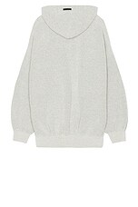 Fear of God Virgin Wool Boucle 8 Hoodie in Dove Grey, view 2, click to view large image.