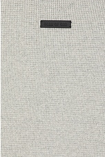 Fear of God Wool Cashmere Blend Thunderbird Full Zip Sweater in Dove Grey, view 3, click to view large image.