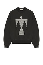 Fear of God French Terry Crewneck Thunderbird Grey Print
