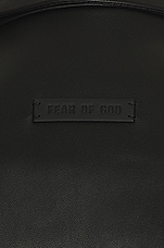 Fear of God Eternal Leather Jacket in Black, view 3, click to view large image.