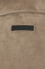 Fear of God Eternal Suede Jacket in Dusty Concrete, view 3, click to view large image.