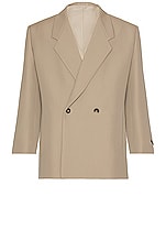Fear of God Eternal California Blazer Jacket in Dusty Beige, view 1, click to view large image.