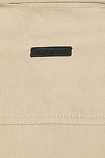 Fear of God Eternal Denim Jacket in dusty beige, view 3, click to view large image.