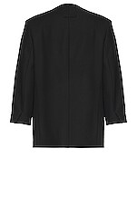 Fear of God Eternal Lapelless Jacket in Black, view 2, click to view large image.