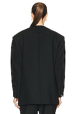 Fear of God Eternal Lapelless Jacket in Black, view 4, click to view large image.