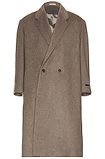 Fear of God Eternal Overcoat Jacket in Grey Heather, view 1, click to view large image.