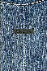 Fear of God 8th Denim Jacket in Medium Indigo, view 3, click to view large image.