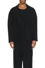 Fear of God Double Wool 8th California Blazer in Black, view 4, click to view large image.