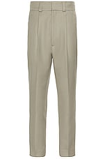 Fear of God Eternal Cav Suit Pant in dusty concrete, view 1, click to view large image.
