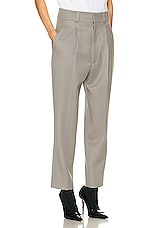 Fear of God Eternal Cav Suit Pant in dusty concrete, view 2, click to view large image.