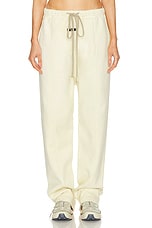 Fear of God Forum Sweatpant in Lemon Cream, view 1, click to view large image.
