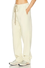 Fear of God Forum Sweatpant in Lemon Cream, view 3, click to view large image.