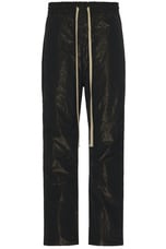 Fear of God Wrinkled Polyester Forum Pant in Black, view 1, click to view large image.