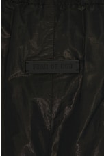 Fear of God Wrinkled Polyester Forum Pant in Black, view 3, click to view large image.