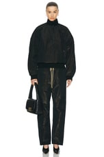 Fear of God Wrinkled Polyester Forum Pant in Black, view 6, click to view large image.