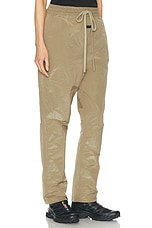 Fear of God Wrinkled Polyester Forum Pant in Dune, view 2, click to view large image.