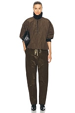 Fear of God Wrinkled Polyester Forum Pant in Mocha, view 6, click to view large image.