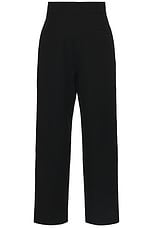 Fear of God Double Wool Single Pleat Relaxed Trouser in Black, view 2, click to view large image.