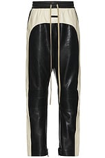 Fear of God Moto Pant in Black/Cream, view 1, click to view large image.