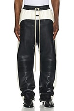 Fear of God Moto Pant in Black/Cream, view 5, click to view large image.
