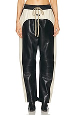 Fear of God Moto Pant in Black/Cream, view 1, click to view large image.