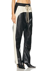 Fear of God Moto Pant in Black/Cream, view 2, click to view large image.