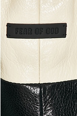 Fear of God Moto Pant in Black/Cream, view 5, click to view large image.