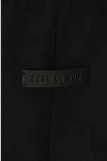 Fear of God Wool Cotton Cargo Pant in Black, view 4, click to view large image.