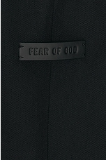 Fear of God Wool Cotton Cargo Pant in Black, view 5, click to view large image.