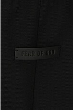 Fear of God Wool Cotton Cargo Pant in Black, view 4, click to view large image.