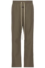 Fear of God Wool Crepe Forum Pant in Wood, view 1, click to view large image.
