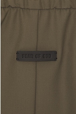 Fear of God Wool Crepe Forum Pant in Wood, view 3, click to view large image.