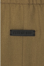 Fear of God Virgin Wool Single Pleat Wide Leg Pant in Deer, view 3, click to view large image.