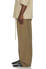 Fear of God Virgin Wool Single Pleat Wide Leg Pant in Deer, view 5, click to view large image.