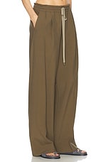 Fear of God Virgin Wool Single Pleat Wide Leg Pant in Deer, view 2, click to view large image.