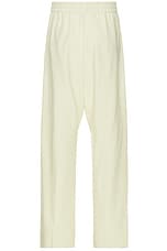 Fear of God Gabardine Single Pleat Wide Leg Pant in Lemon Cream, view 2, click to view large image.