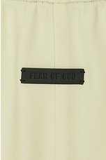 Fear of God Gabardine Single Pleat Wide Leg Pant in Lemon Cream, view 3, click to view large image.