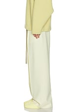 Fear of God Gabardine Single Pleat Wide Leg Pant in Lemon Cream, view 5, click to view large image.