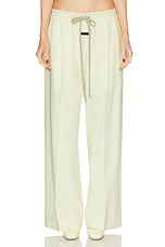 Fear of God Gabardine Single Pleat Wide Leg Pant in Lemon Cream, view 1, click to view large image.